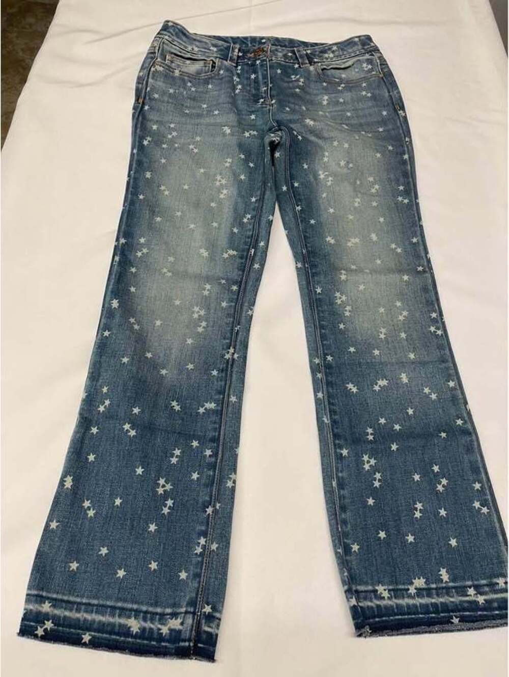 J.Crew Crewcuts Girls Size 14 Star Print Jeans Denim